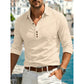 👔Chemise homme à manches longues avec col boutonné – 🍂 Polyvalente et confortable, pour un look soigné et assuré ✨🏙️