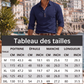 👔Chemise homme à manches longues avec col boutonné – 🍂 Polyvalente et confortable, pour un look soigné et assuré ✨🏙️