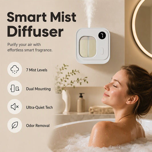 🌸-50% MAINTENANT ! Diffuseur de parfum automatique intelligent – 7 niveaux, ultra-silencieux et double fixation – pour une odeur personnalisée dans toutes les pièces 🕯️✨