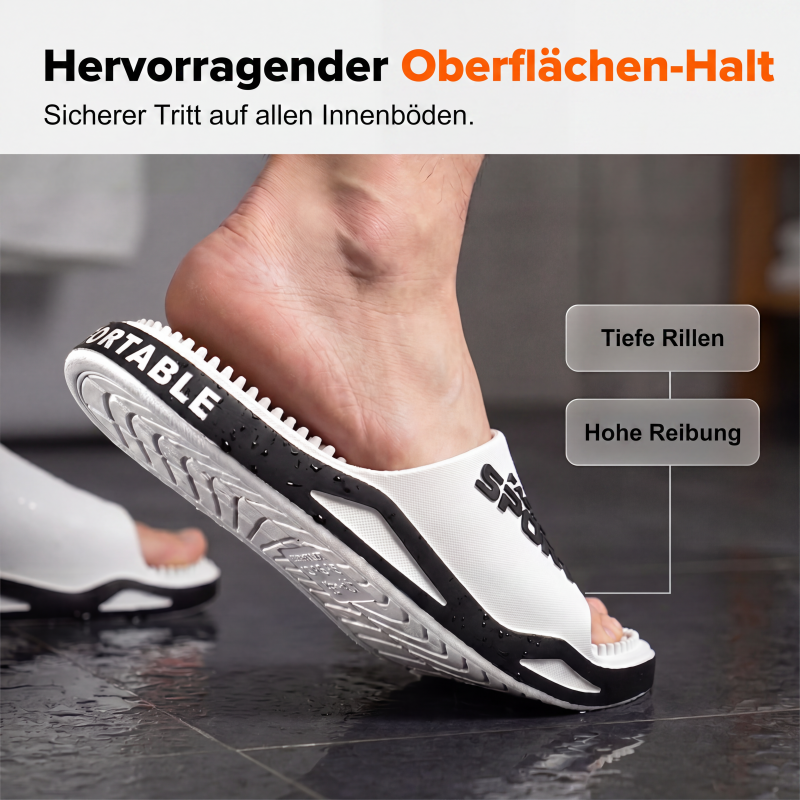 🦶 -50% ! 💆 Chaussons de Massage pour Hommes – PVC – Semelle EVA Ultra-Épaisse & Picots d’Acupression pour Soulagement des Pieds Fatigués 🏠