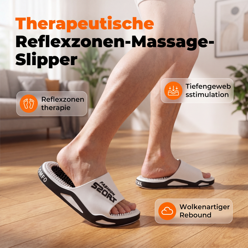 🦶 -50% ! 💆 Chaussons de Massage pour Hommes – PVC – Semelle EVA Ultra-Épaisse & Picots d’Acupression pour Soulagement des Pieds Fatigués 🏠