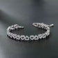💎 50% DE RÉDUCTION! ❤️ Bracelet Cœur Scintillant pour Femme – Alliage zinc & strass, design romantique – Parfait pour le quotidien ou en cadeau ✨