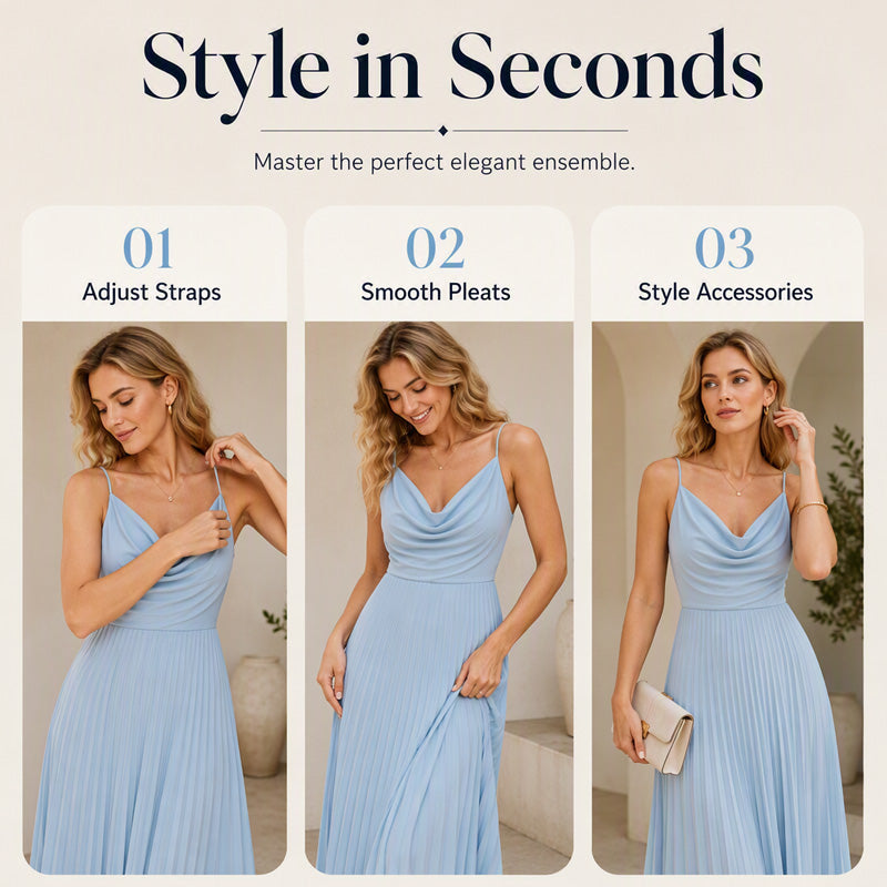 🌸-50 % DE RÉDUCTION ! 👗Robe longue élégante à bretelles pour femme – silhouette fluide, fines bretelles et style intemporel – Parfaite pour l'été et les occasions spéciales ✨