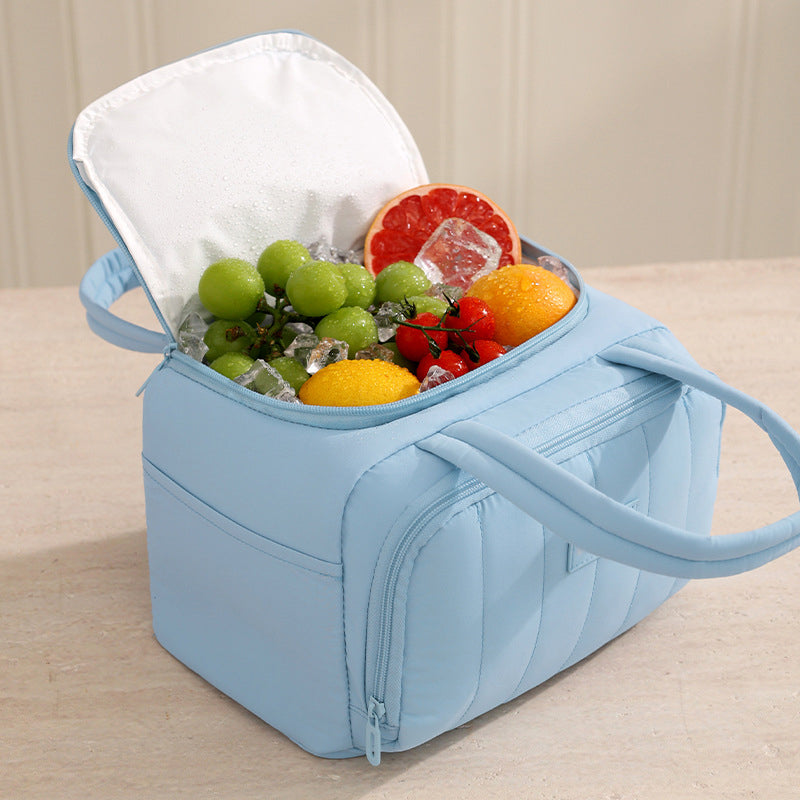 🧊 -50% ! 🥪 Sac Repas Matelassé Isotherme et Imperméable – Polyester – Isolation Thermique & Grande Capacité 7L pour Travail, École et Voyage ✨