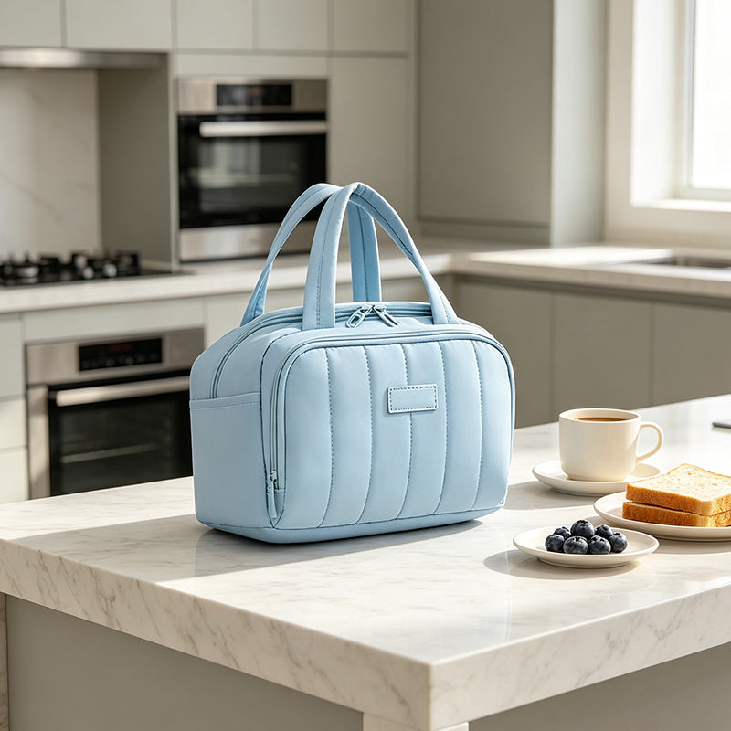 🧊 -50% ! 🥪 Sac Repas Matelassé Isotherme et Imperméable – Polyester – Isolation Thermique & Grande Capacité 7L pour Travail, École et Voyage ✨