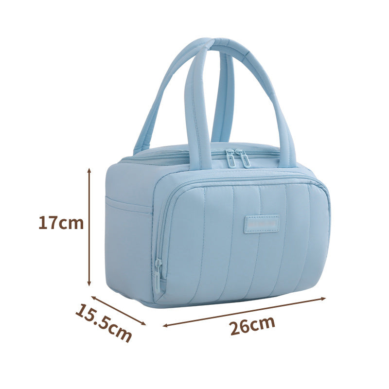 🧊 -50% ! 🥪 Sac Repas Matelassé Isotherme et Imperméable – Polyester – Isolation Thermique & Grande Capacité 7L pour Travail, École et Voyage ✨