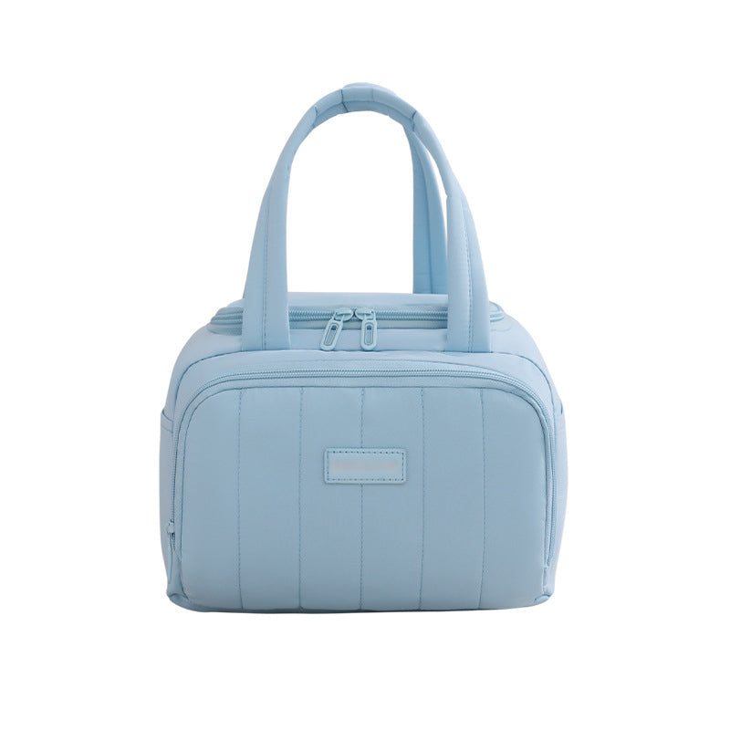 🧊 -50% ! 🥪 Sac Repas Matelassé Isotherme et Imperméable – Polyester – Isolation Thermique & Grande Capacité 7L pour Travail, École et Voyage ✨