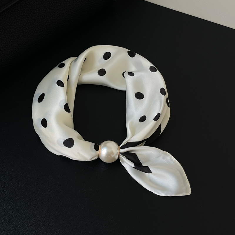 Foulard Doux à Fermoir Magnétique Perlé💟Pièces Polyvalentes du Quotidien