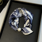 Foulard Doux à Fermoir Magnétique Perlé💟Pièces Polyvalentes du Quotidien