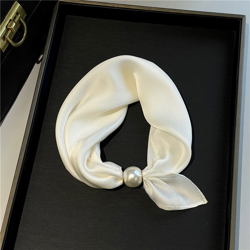 Foulard Doux à Fermoir Magnétique Perlé💟Pièces Polyvalentes du Quotidien