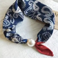 Foulard Doux à Fermoir Magnétique Perlé💟Pièces Polyvalentes du Quotidien