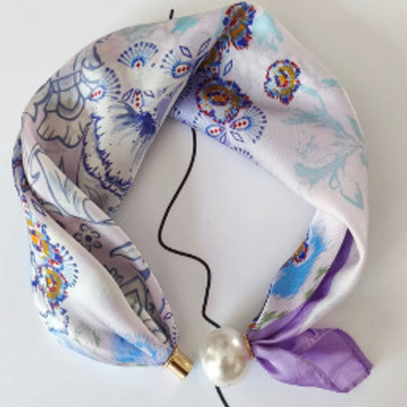 Foulard Doux à Fermoir Magnétique Perlé💟Pièces Polyvalentes du Quotidien