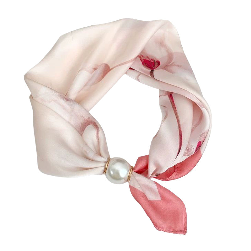 Foulard Doux à Fermoir Magnétique Perlé💟Pièces Polyvalentes du Quotidien