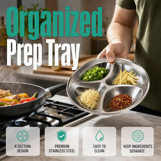 🔥VENTE CHAUDE ‑50 % ! 🍳🧅 Déjà utilisé par plus de 20 000 cuisiniers amateurs — 4 compartiments pour l’ail, le gingembre, les épices et bien plus.