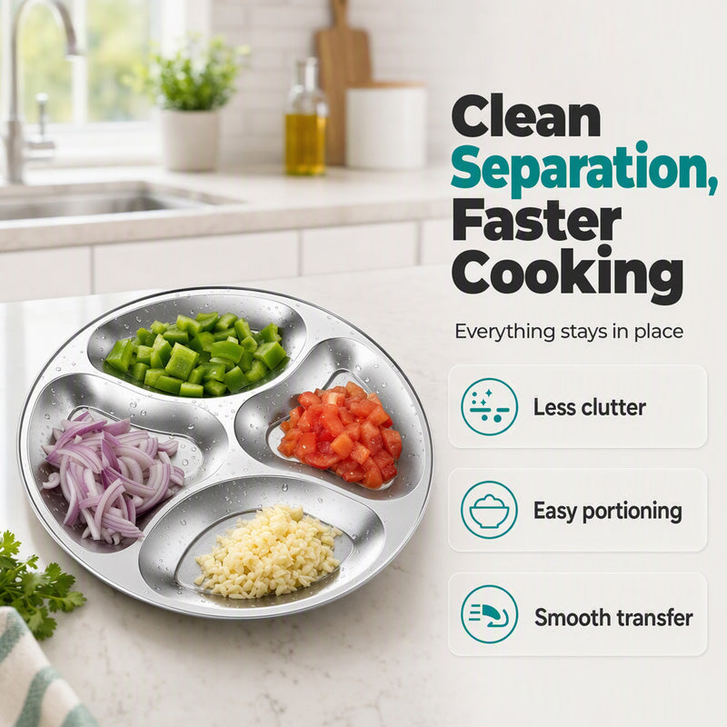 🔥VENTE CHAUDE ‑50 % ! 🍳🧅 Déjà utilisé par plus de 20 000 cuisiniers amateurs — 4 compartiments pour l’ail, le gingembre, les épices et bien plus.