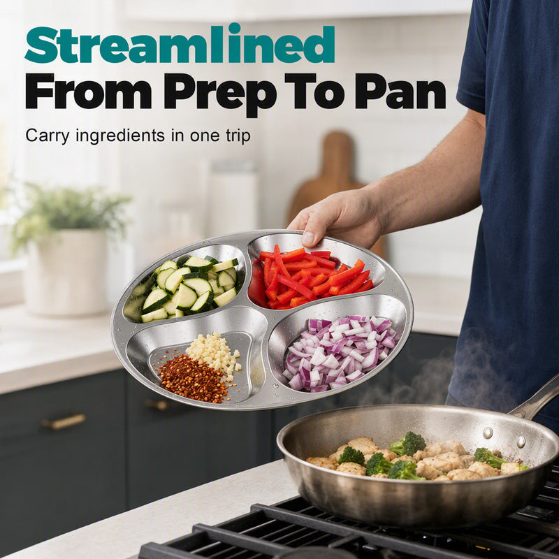 🔥VENTE CHAUDE ‑50 % ! 🍳🧅 Déjà utilisé par plus de 20 000 cuisiniers amateurs — 4 compartiments pour l’ail, le gingembre, les épices et bien plus.