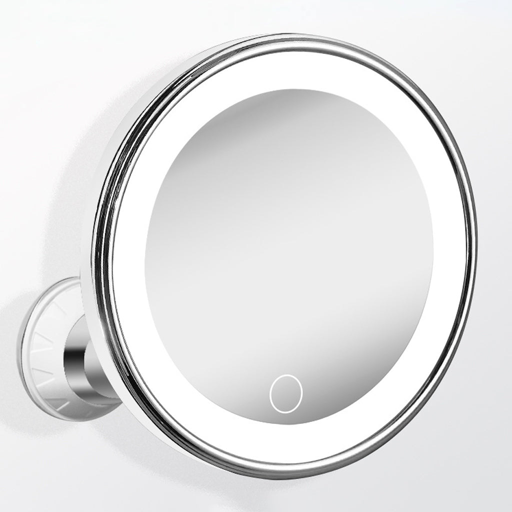🎉 Soldes 2026 — Plus de 31 600 vendus!💄 Miroir de maquillage grossissant x10 avec lumière LED et ventouse
