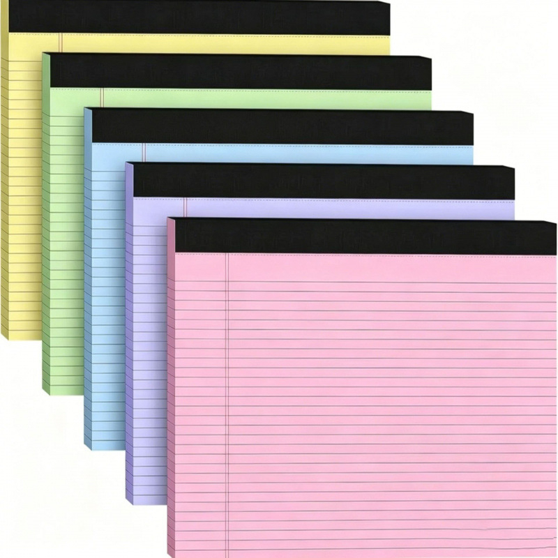 📝✏️ Bloc-notes ligné minimaliste – Papier 80g premium, reliure supérieure, couleurs pastel, 3 formats pour des notes et plannings impeccables, l’écriture devient un plaisir 📓✨