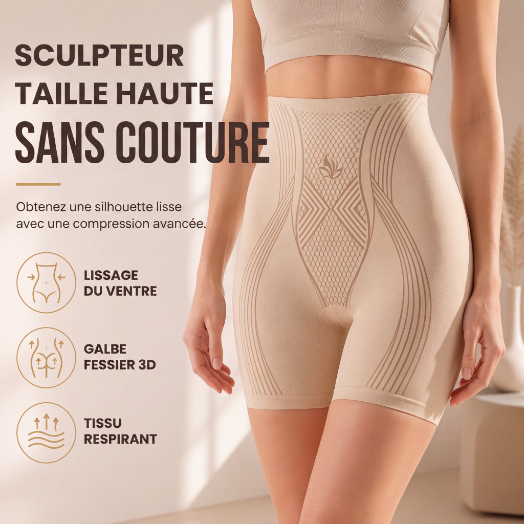 🌸-50% MAINTENANT !🌸Culottes femmes sans couture taille haute gainantes