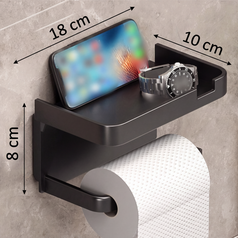 🧻📦 Porte-papier toilette mural avec étagère de rangement – 50 % DE RÉDUCTION ! Rangement pratique pour téléphone, savon et autres articles – gain de place, stable, facile à installer. 🔥🚽