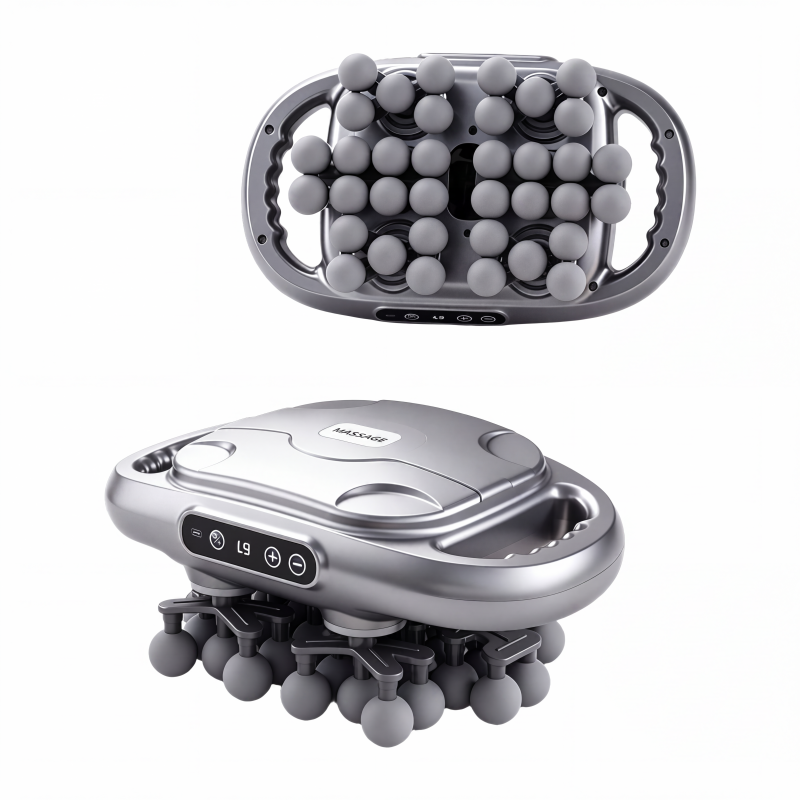 ✨‑50 %✨💆‍♀️🔥Pistolet de massage fascial avec plusieurs têtes pour massage des tissus profonds