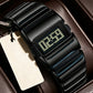 ⌚ -50% ! 💎 Montre Digitale de Luxe pour Homme – Métal Poli Effet Miroir – Affichage Clair – Noir / Argent-Noir – Look Bureau et Soirée 🕶️