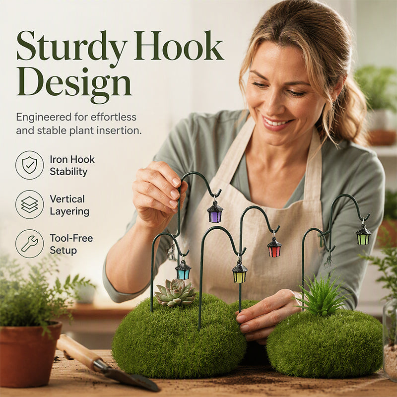 🌿GRANDE VENTE 2026🥳Plus de 50 000 vendus ! 💝Piquets de plante luminescents – -50 % ! 7 couleurs, résine haut de gamme, crochets en fer solides – décoration magique pour le jardin. 🌙