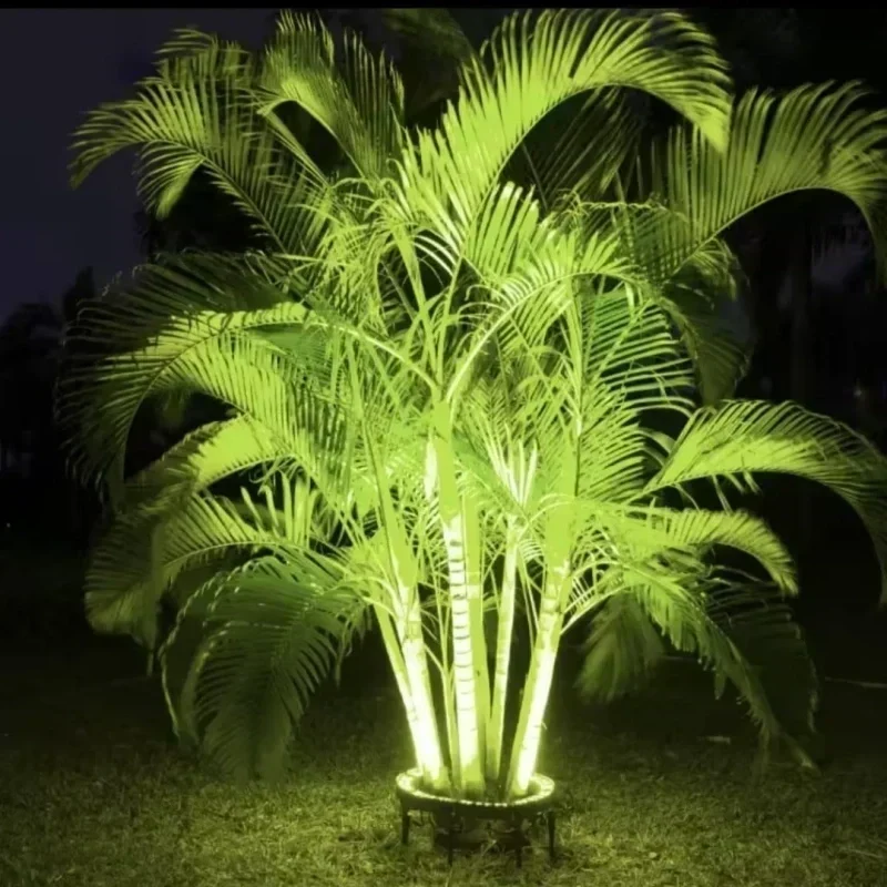 🌳 50% DE RÉDUCTION! 💡 Éclairage annulaire pour arbres – Spots étanches, lumière chaleureuse & design discret – Transforme votre jardin en allée féerique la nuit ✨