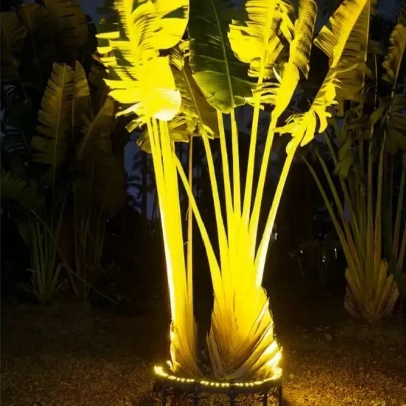 🌳 50% DE RÉDUCTION! 💡 Éclairage annulaire pour arbres – Spots étanches, lumière chaleureuse & design discret – Transforme votre jardin en allée féerique la nuit ✨