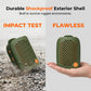 🎵 -50% ! 🔊 Enceinte Bluetooth Portable – ABS – TWS Stéréo – IPX5 – Son Haute Fidélité – 73×48×33 mm – Vert Foncé/Noir – Autonomie Prolongée 🏕️