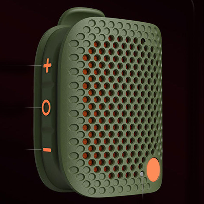 🎵 -50% ! 🔊 Enceinte Bluetooth Portable – ABS – TWS Stéréo – IPX5 – Son Haute Fidélité – 73×48×33 mm – Vert Foncé/Noir – Autonomie Prolongée 🏕️