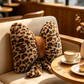 ✨ PROMO 50% DE RÉDUCTION ! 🐆 Coussin Léopard à Nœud – Douillet, Ergonomique, Décoratif ✨
