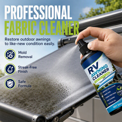🚐‑50 % MAINTENANT ! Spray nettoyant puissant pour auvents de camping‑car – nettoyage professionnel des tissus, élimination des moisissures et brillance durable – idéal pour auvents de camping‑car et tissus extérieurs ✨🧼