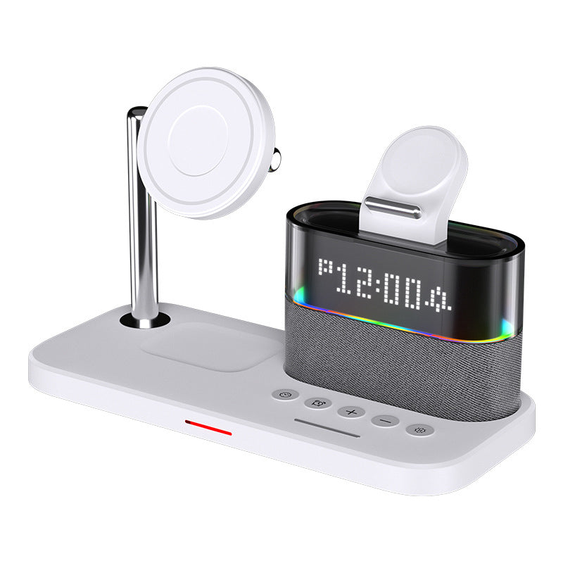 ⏰ PROMO FLASH : 50% DE RÉDUCTION ! 📱 Station de Charge Sans Fil 3-en-1 avec Réveil & Lumière RGB – Charge Smartphone, Montre & Écouteurs 🎧