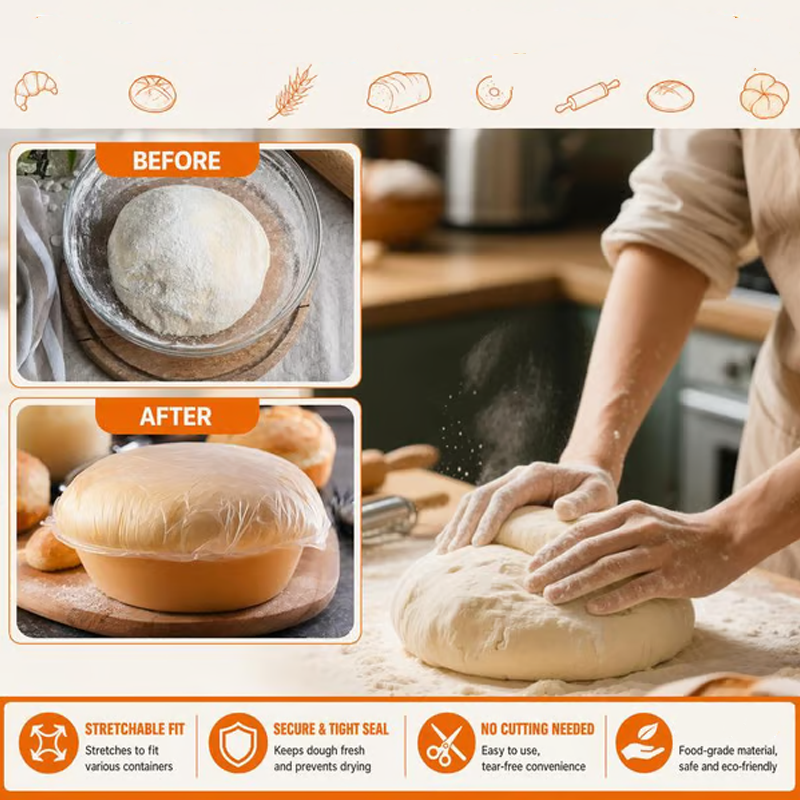📢📢50% DE RÉDUCTION !! ⏰Couvercles Élastiques Jetables pour Bols Alimentaires🥗🛡️