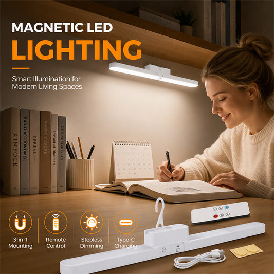 ⏳Offre limitée dans le temps : ‑50 %⏰ Lampe de lecture LED magnétique rechargeable🧲🪝💡
