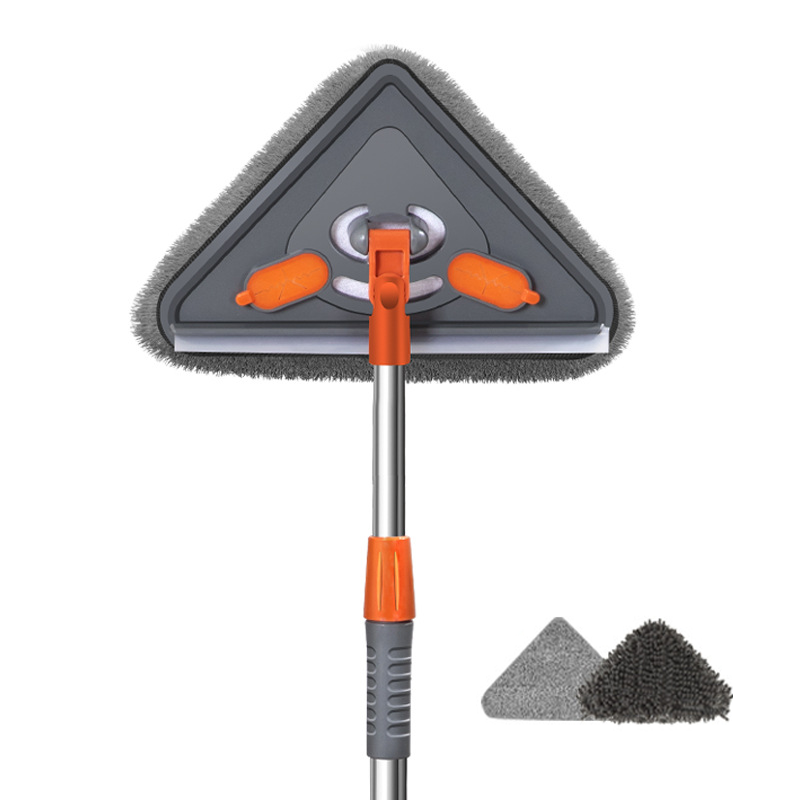 ✨50 % de réduction pour une durée limitée 💦 Balai triangulaire avec manche télescopique