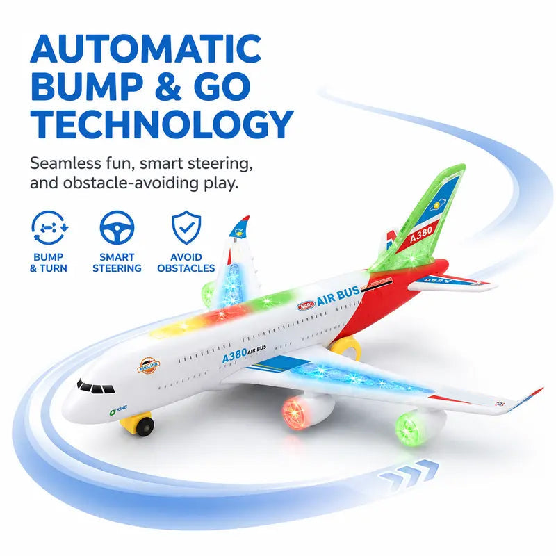 ✈️ PROMO LIMITÉE 50% DE RÉDUCTION ! ✨ Avion Modèle Électrique Sons & Lumières – Amusant, Robuste ✨