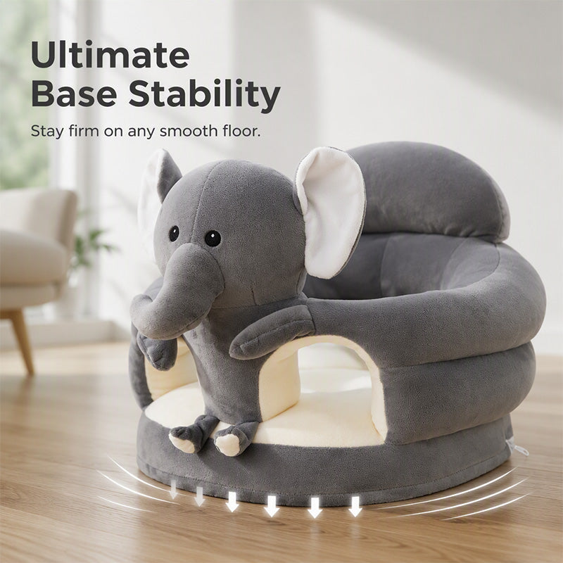 🐻 PROMO FLASH : 50% DE RÉDUCTION ! 🛋️ Canapé Bébé Cartoon Anti-Roulis – Dossier Stable & Peluche Ultra-Douce – Base Antidérapante – Siège de Sol Sécurisé pour Premiers Jeux et Repos 🛡️