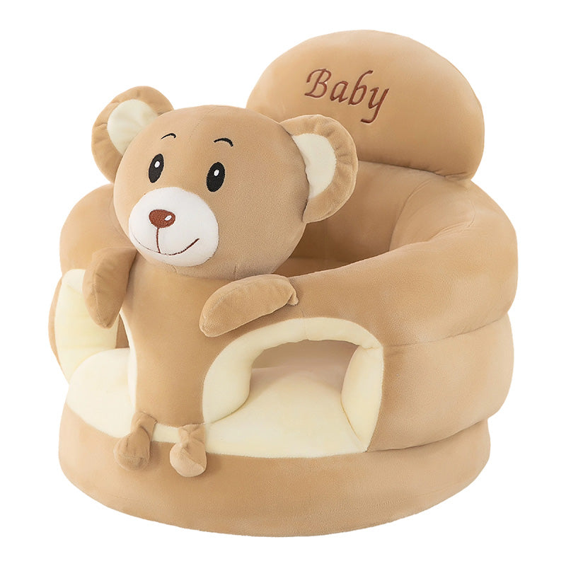 🐻 PROMO FLASH : 50% DE RÉDUCTION ! 🛋️ Canapé Bébé Cartoon Anti-Roulis – Dossier Stable & Peluche Ultra-Douce – Base Antidérapante – Siège de Sol Sécurisé pour Premiers Jeux et Repos 🛡️