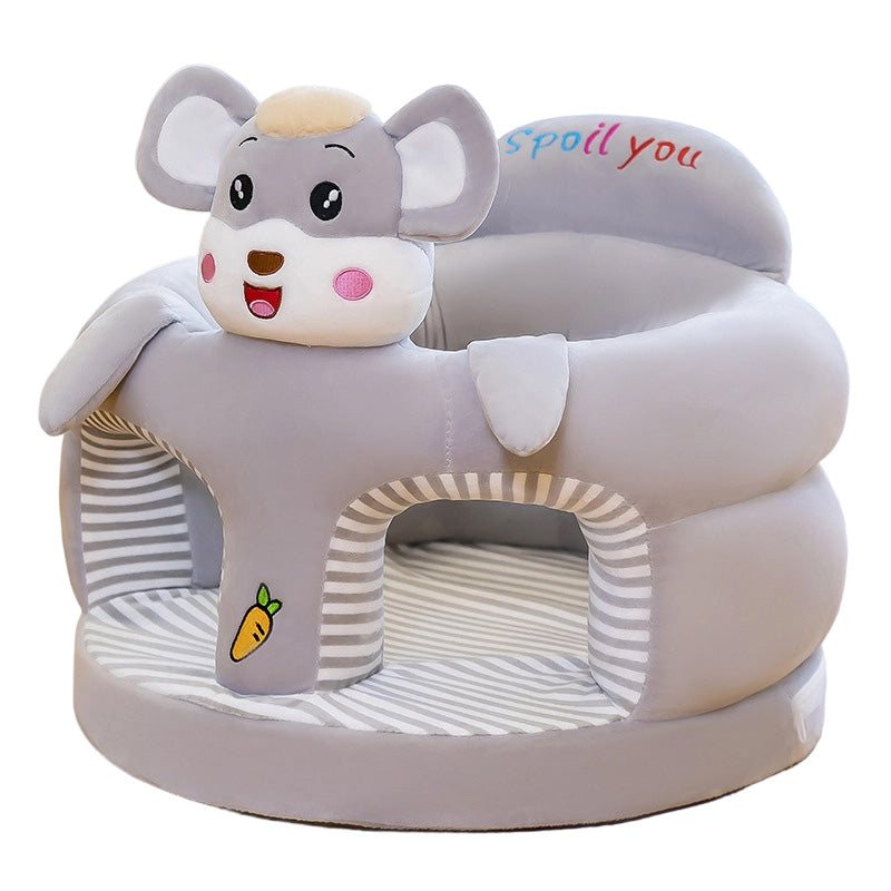 🐻 PROMO FLASH : 50% DE RÉDUCTION ! 🛋️ Canapé Bébé Cartoon Anti-Roulis – Dossier Stable & Peluche Ultra-Douce – Base Antidérapante – Siège de Sol Sécurisé pour Premiers Jeux et Repos 🛡️