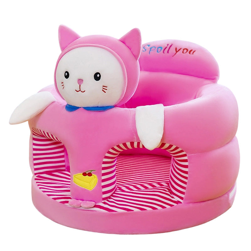🐻 PROMO FLASH : 50% DE RÉDUCTION ! 🛋️ Canapé Bébé Cartoon Anti-Roulis – Dossier Stable & Peluche Ultra-Douce – Base Antidérapante – Siège de Sol Sécurisé pour Premiers Jeux et Repos 🛡️
