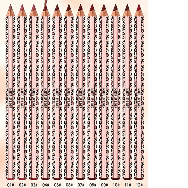 💋🎨 Coffret de 12 crayons lèvres mats – Des nudes aux rouges intenses, une couleur pour chaque humeur et chaque occasion, l’indispensable des trousses de maquillage modernes 🌹💄