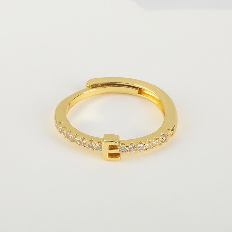 💍‑50 % MAINTENANT ! ✨Bague initiale ajustable minimaliste – ajustable, design élégant et personnalisé, idéal pour tous les jours ou comme cadeau 💖