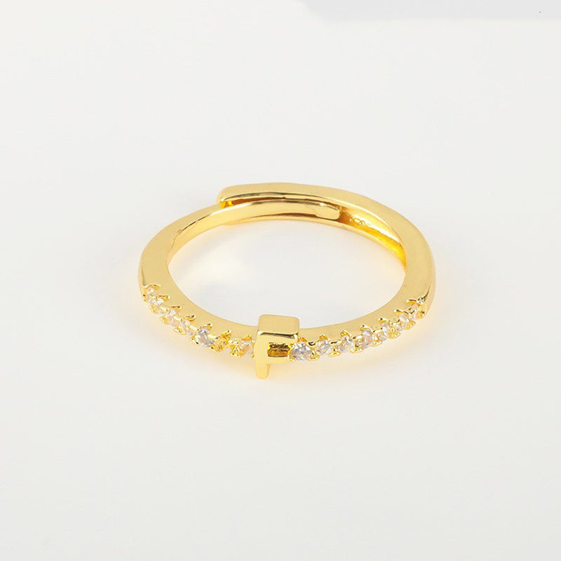 💍‑50 % MAINTENANT ! ✨Bague initiale ajustable minimaliste – ajustable, design élégant et personnalisé, idéal pour tous les jours ou comme cadeau 💖