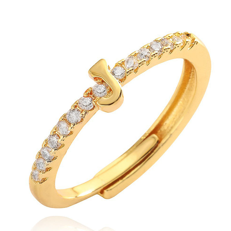 💍‑50 % MAINTENANT ! ✨Bague initiale ajustable minimaliste – ajustable, design élégant et personnalisé, idéal pour tous les jours ou comme cadeau 💖
