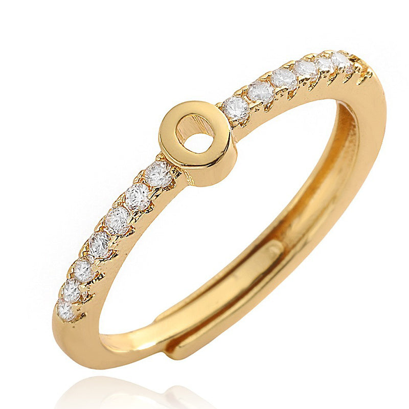 💍‑50 % MAINTENANT ! ✨Bague initiale ajustable minimaliste – ajustable, design élégant et personnalisé, idéal pour tous les jours ou comme cadeau 💖