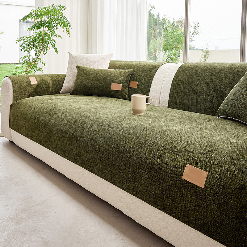 🛋️ PROMO FLASH : 50% DE RÉDUCTION ! ✨ Housse de Canapé Moderne – Mélange de Chenille – Douce & Antidérapante for Salon & Coin Lecture 🏠