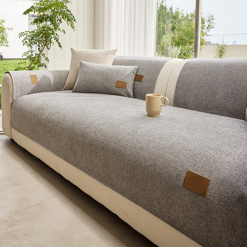 🛋️ PROMO FLASH : 50% DE RÉDUCTION ! ✨ Housse de Canapé Moderne – Mélange de Chenille – Douce & Antidérapante for Salon & Coin Lecture 🏠