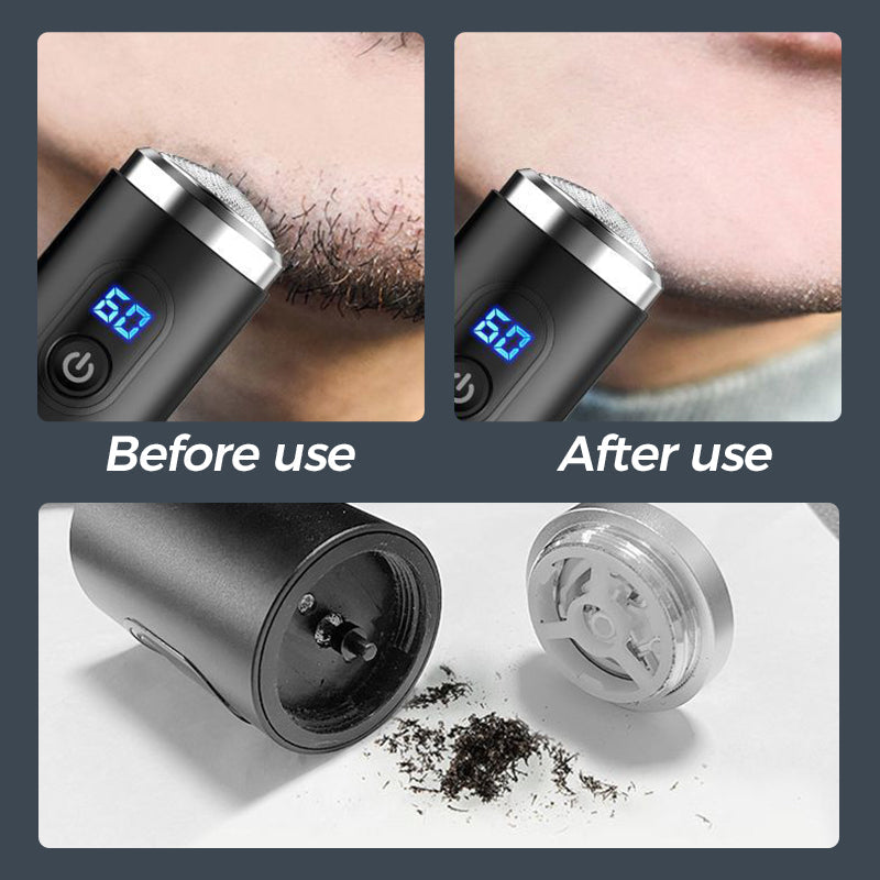 🪒 PROMO FLASH : 50% DE RÉDUCTION ! ⚡ Mini Rasoir Portable Rechargeable – 83g – Lames Flottantes & Affichage Numérique for Voyage & Quotidien ✈️